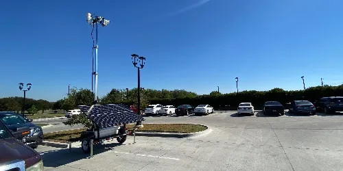 Installing surveillance cameras in public car parks can discourage