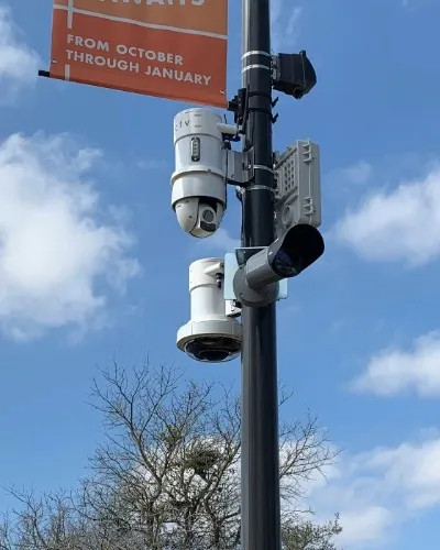 Two Pole Cameras and an LPR Unit - Thumb