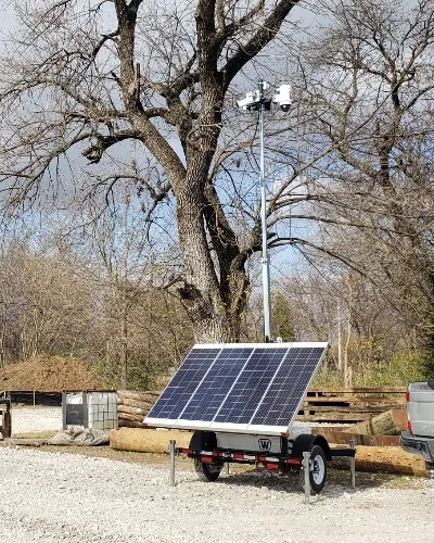 Surveillance Trailer for Jobsite Security - Thumb