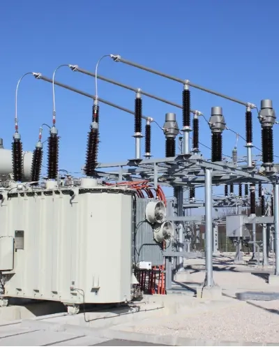 Electric substation copper and metal