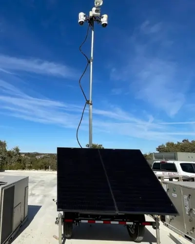 Blog Tall Surveillance Trailer at a new Utility site (400 x 500 px)