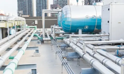 Blog Wide Utility Site with pipes and tanks