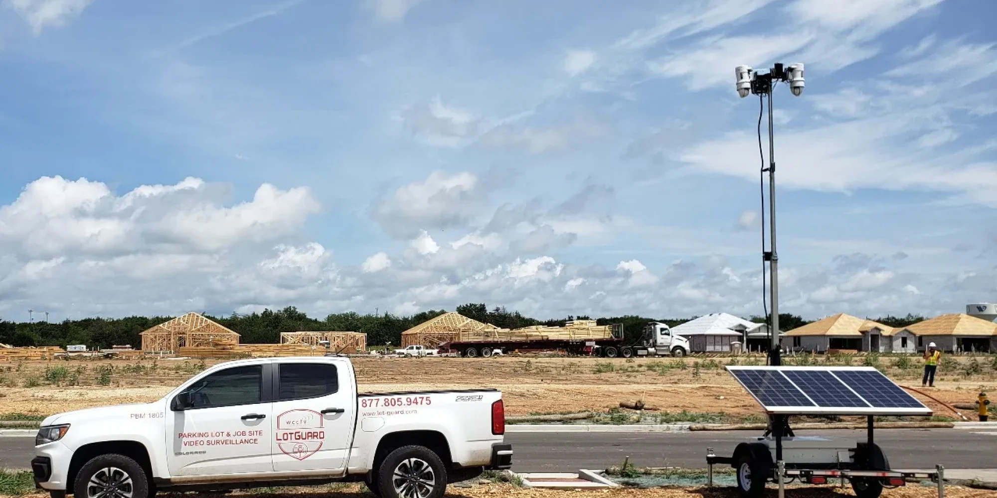 Surveillance Trailer and WCCTV Vehicle