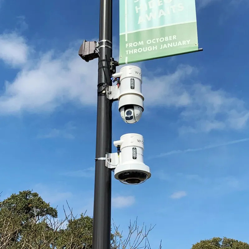 Pole Cameras at Parking Lot