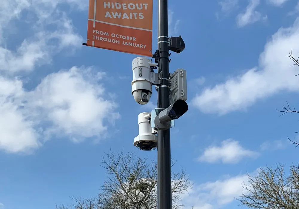 Two Pole Cameras and LPR Unit - Header