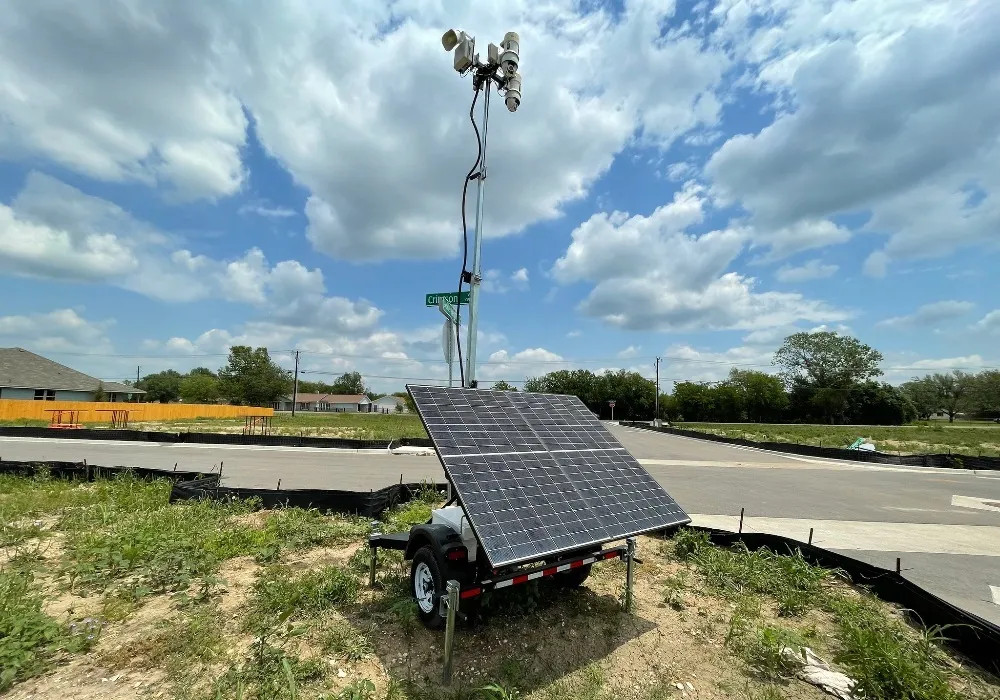 Surveillance Trailer at Intersection - Header