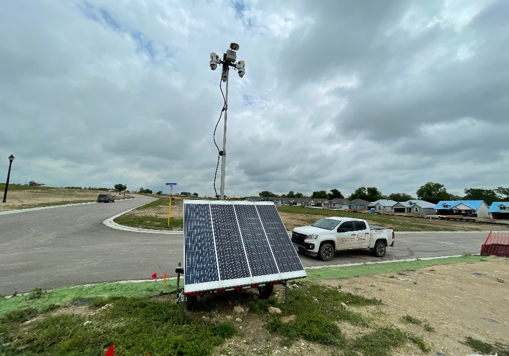 Solar Surveillance Trailer and Truck - Header