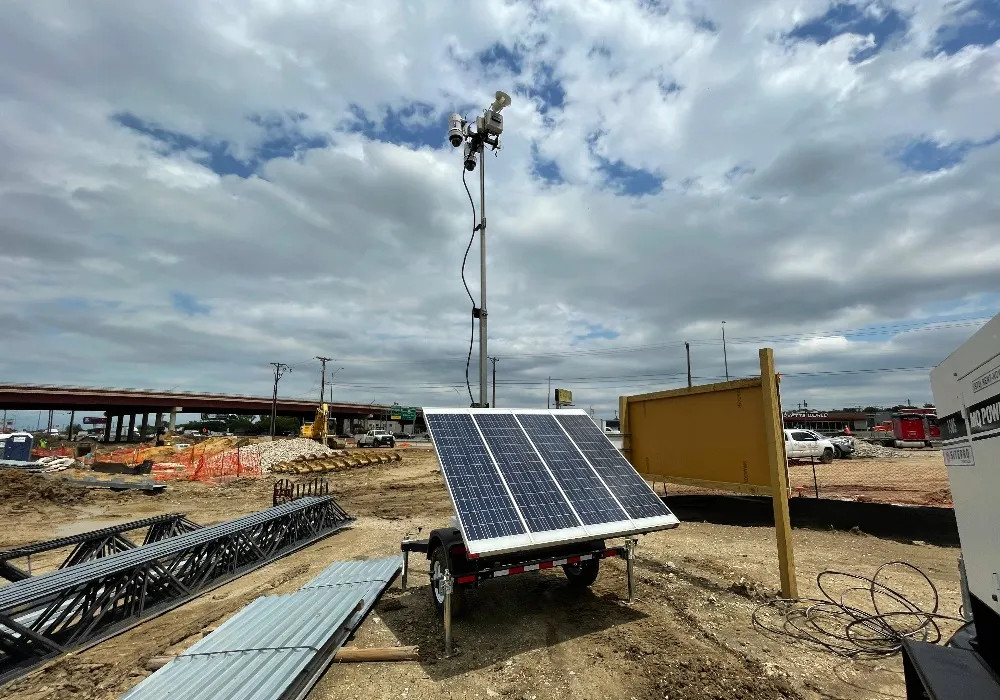 WCCTV Mobile Trailer at Construction Site - Header