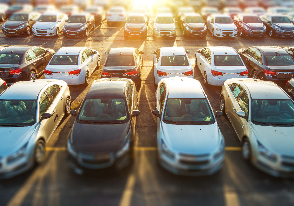 Dealership Parking Lot - Header
