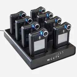 WCCTV Body Worn Record Units in Docking Station