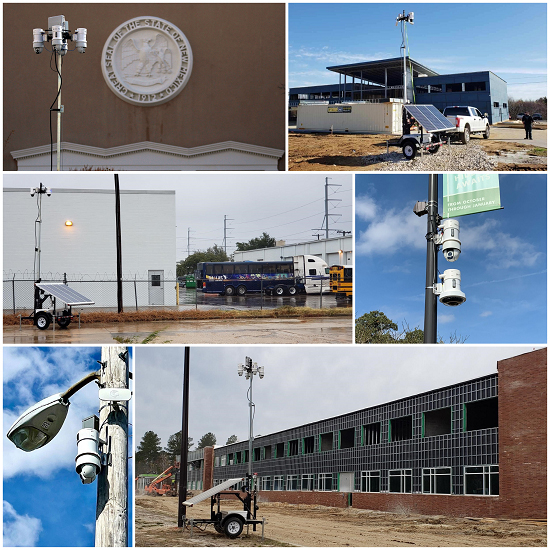 WCCTV Mobile Video Surveillance Cameras - Product Range Grid