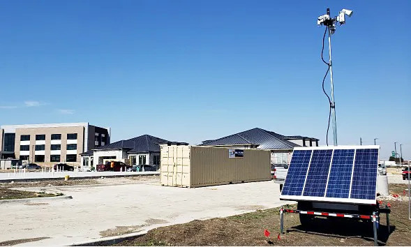Cost Effective Site Security - Mobile Surveillance Unit